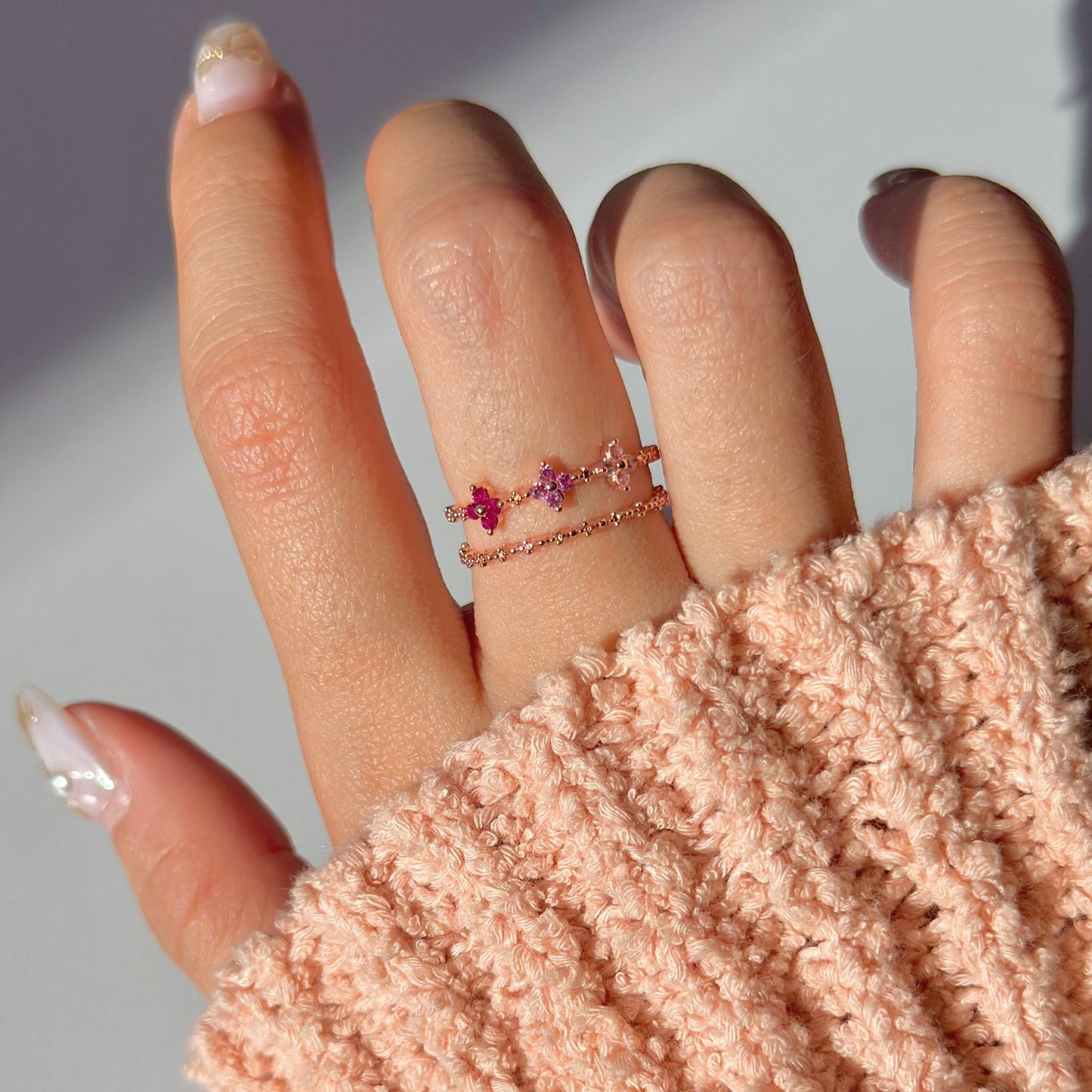 [sample ] Pink Blossom Ring