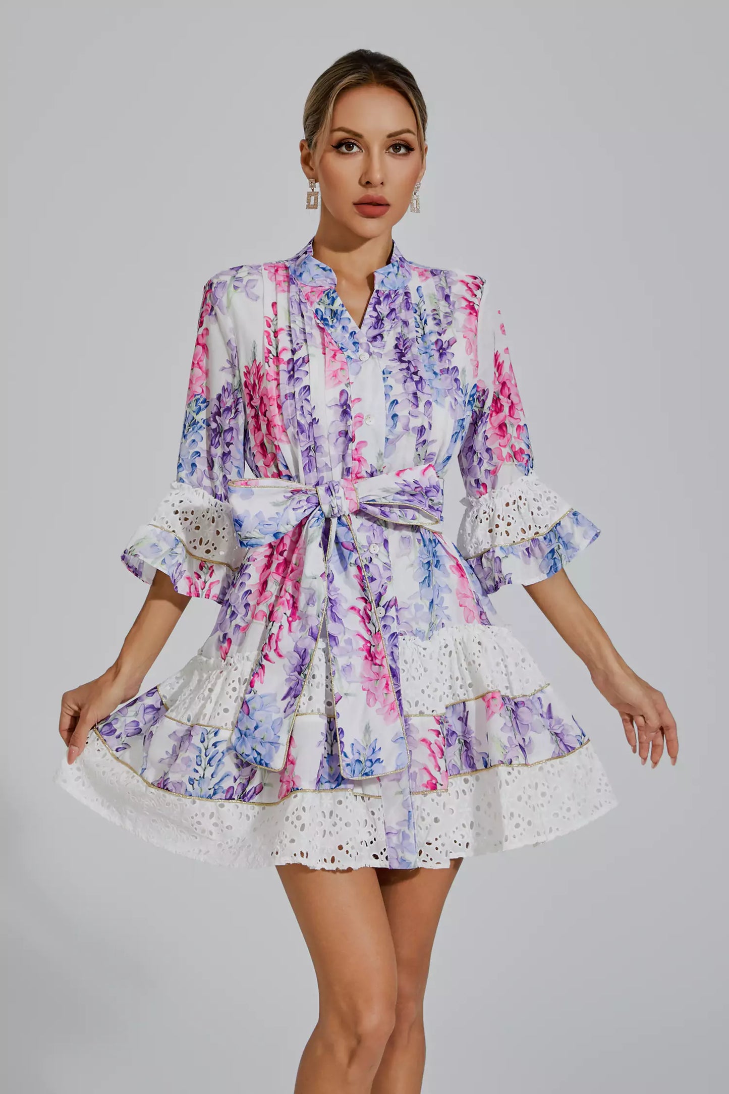 Kimora Belted Mini Dress