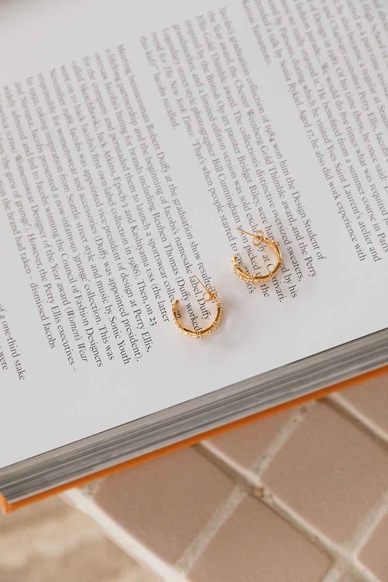 18k Gold Plated Jovial Life Earrings