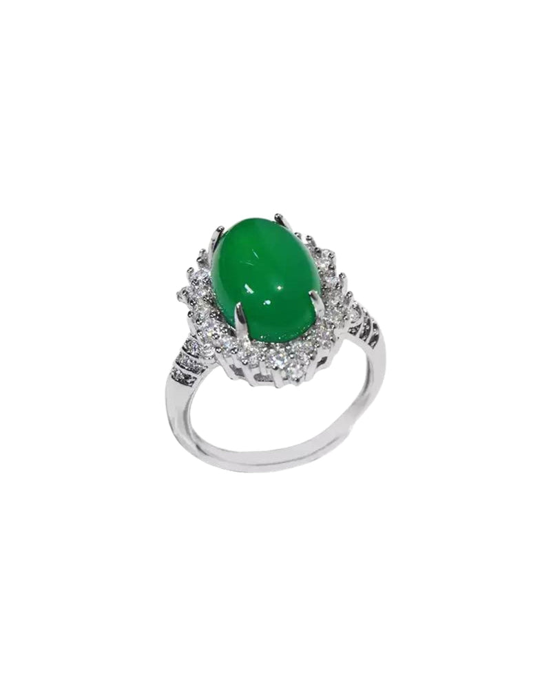 Gemstone Adjustable Cocktail Ring