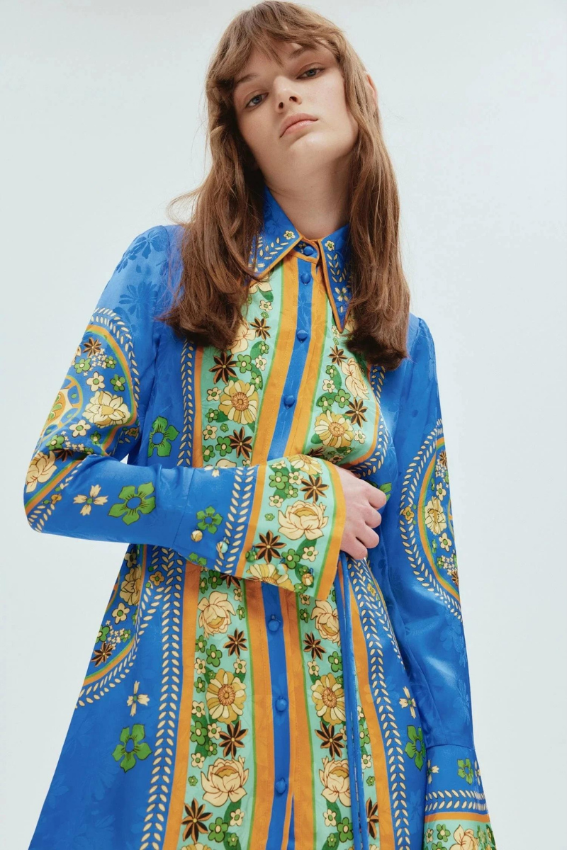 Lisbeth Long Sleeve Mini Dress