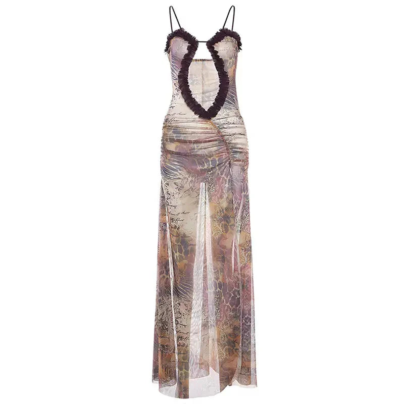 Margaret See-through Maxi Dress