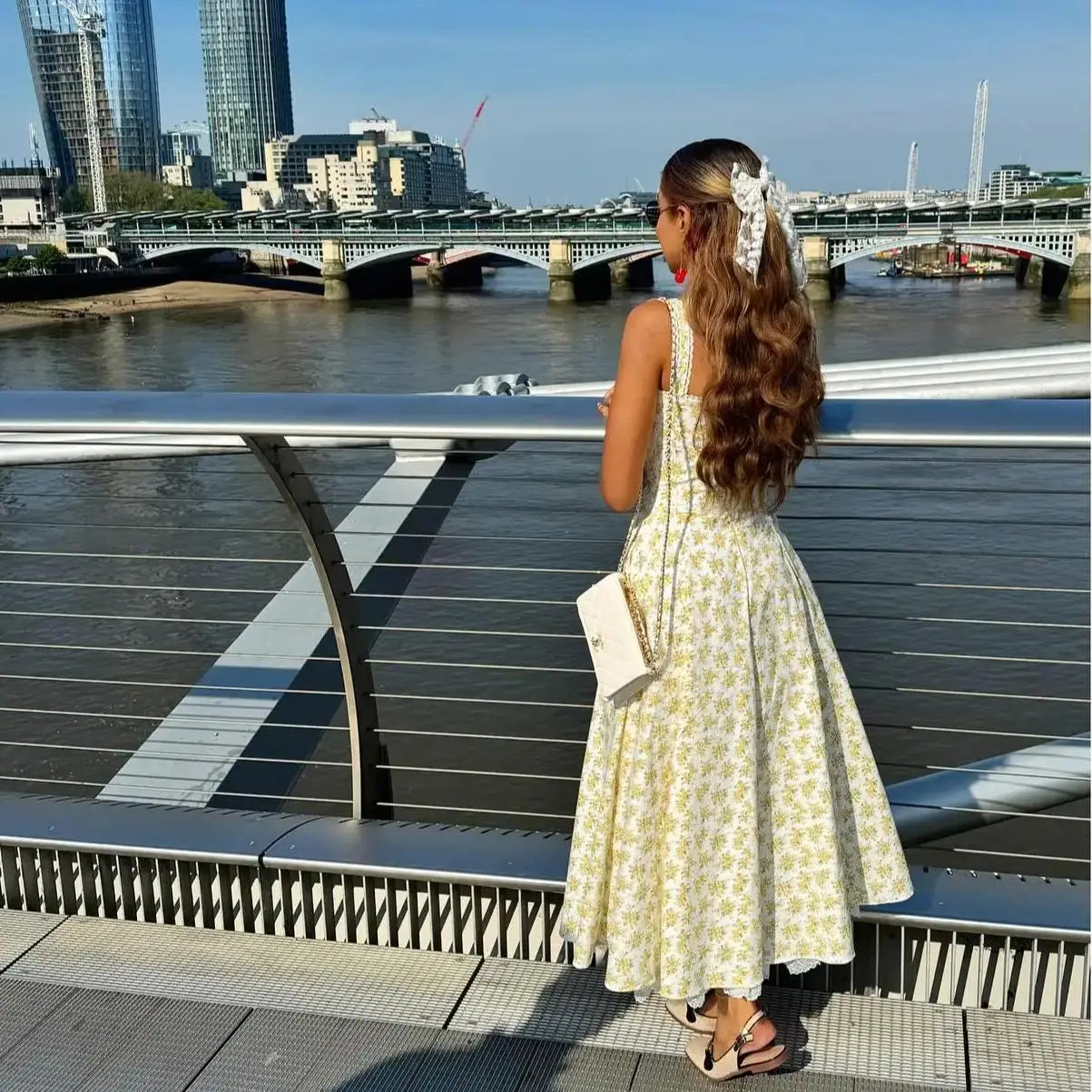 Print Summer Midi Dress