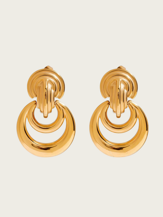 Kayleen Sculptural Hoop Earrings