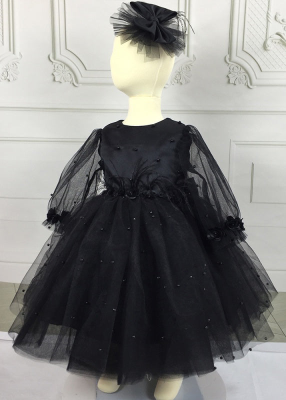 Modern Pink Patchwork Nail Bead Tulle Maxi Dress Fall Yg023