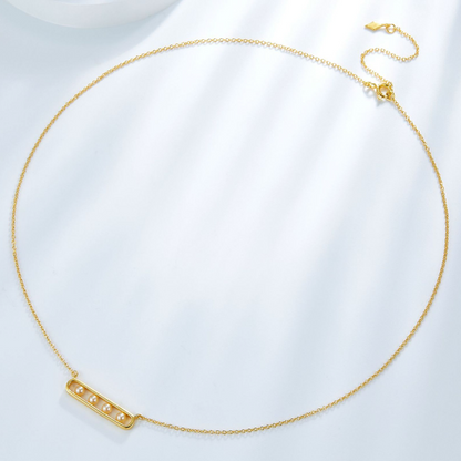 Freshwater Pearl Heart Necklace