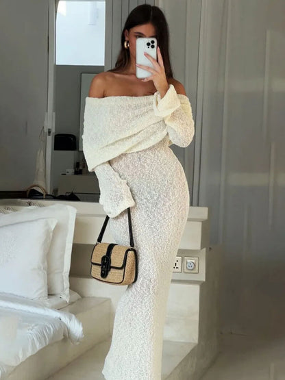Nayara | Off Shoulder Maxi Dress