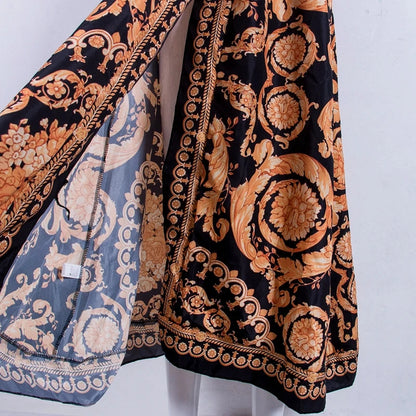 Party Beach Summer Front Split Maxi Dress