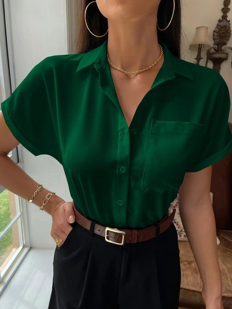 Chiffon Short-sleeved Blouse