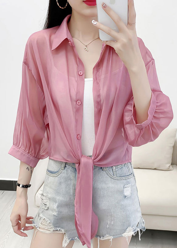 Novelty Yellow Button Cotton Thin Cardigan Summer As1017