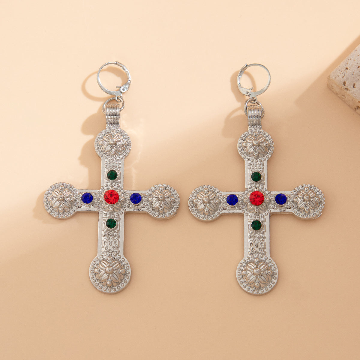 Jordan Cross Earrings