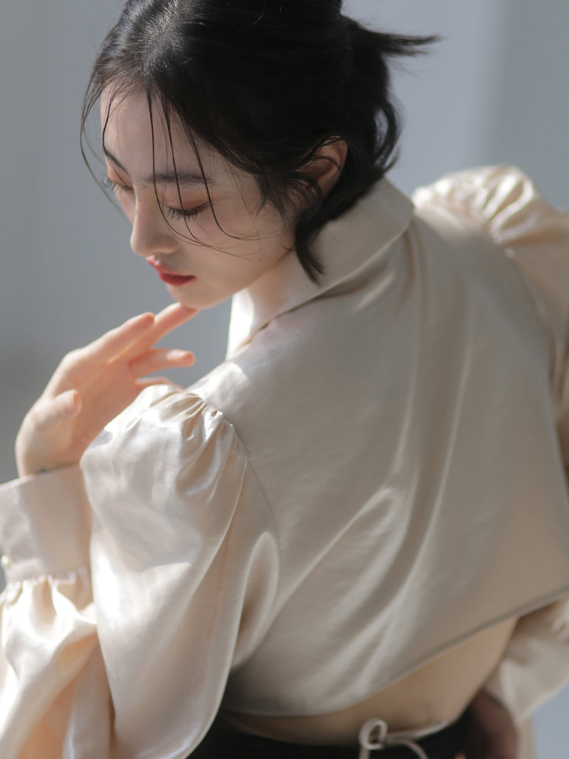 Frilled Long Sleeve Blouse