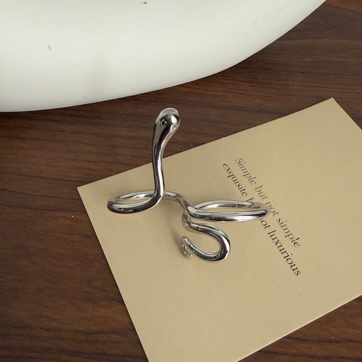 Keaton Sculptural Open Ring