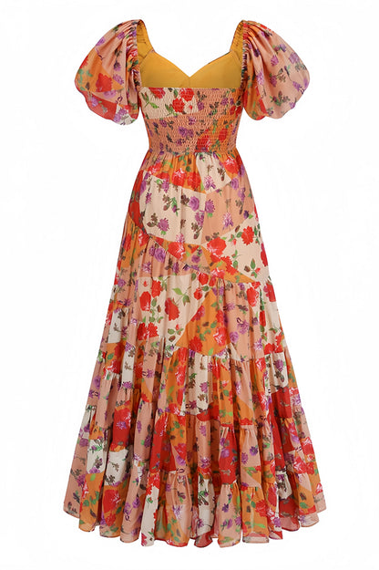 Hali French Waisted Maxi Dress