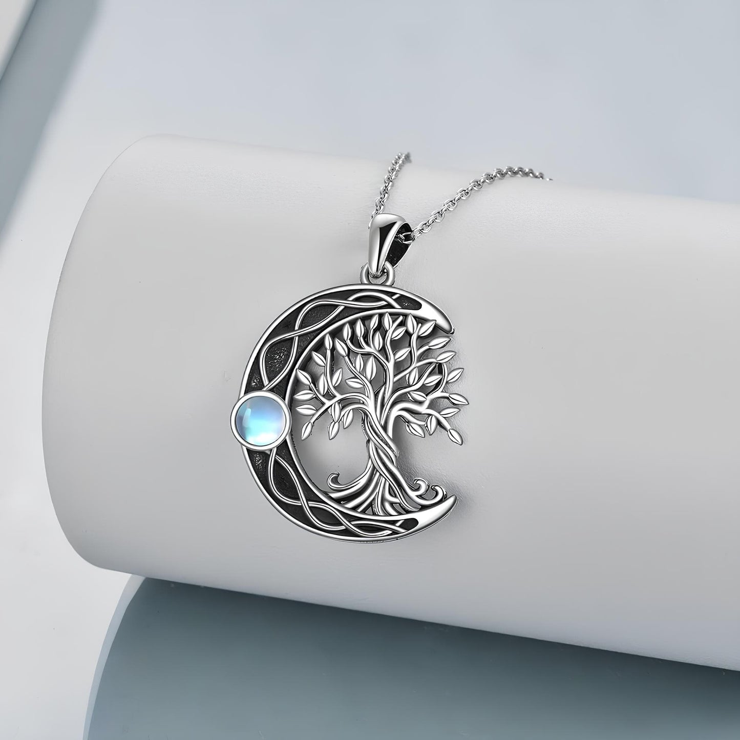 Sacred Moon Tree of Life Necklace