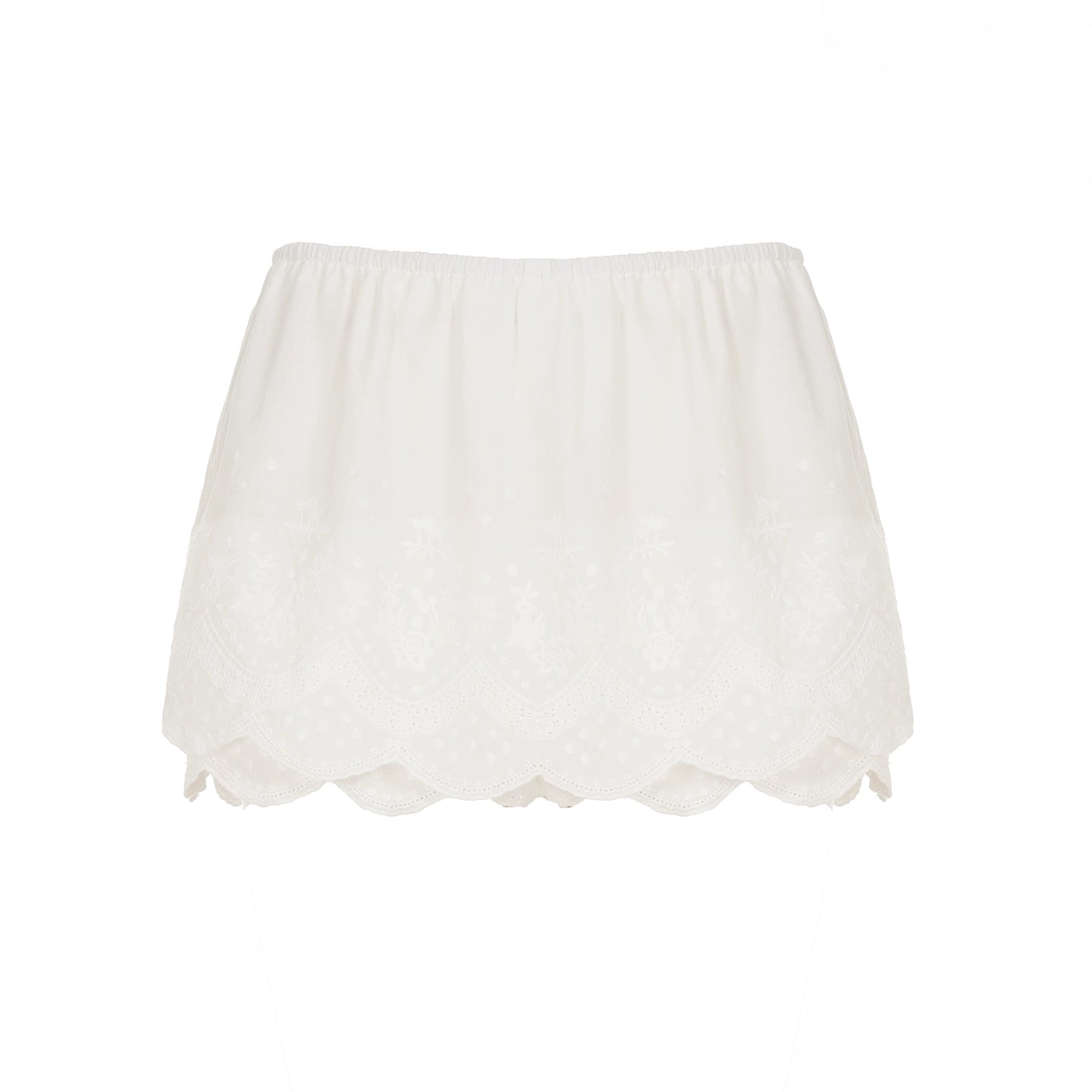 Kalee Low-rise Lace Mini Skirt