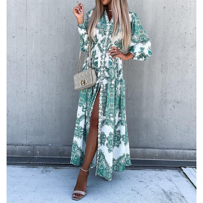 Spring Summer Maxi Dress Loose Vacation Dress