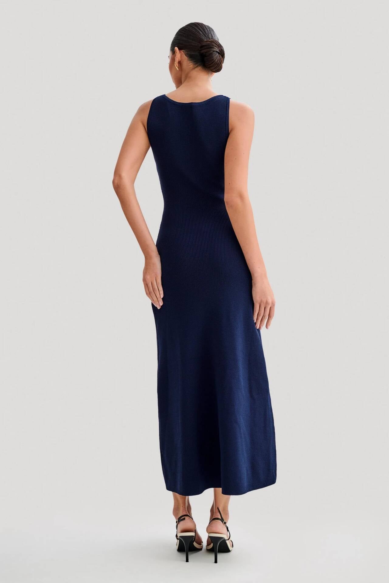 Fiona | Knit Sleeveless Maxi Dress
