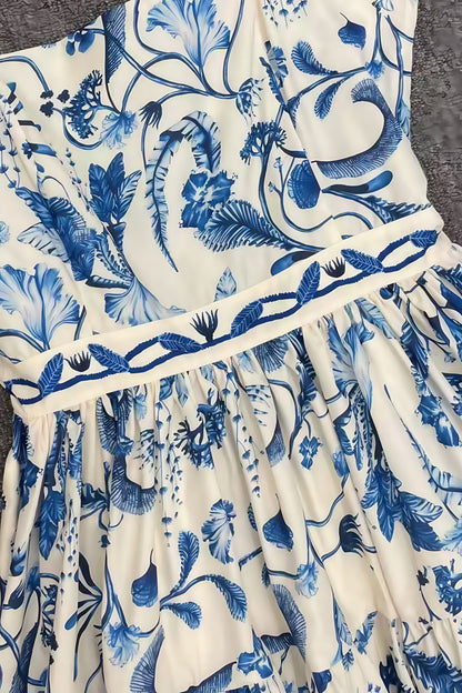 Destsd Embroidered Cotton Mini Dress