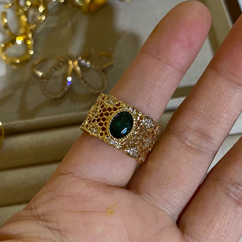 Layan Filigree Gemstone Ring
