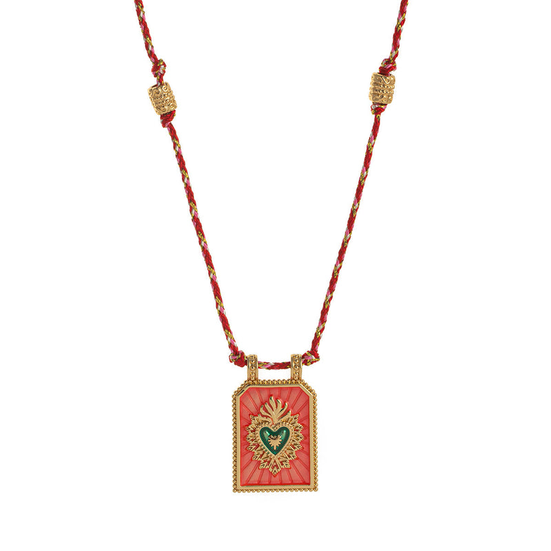 Siyona Cord Charm Necklace