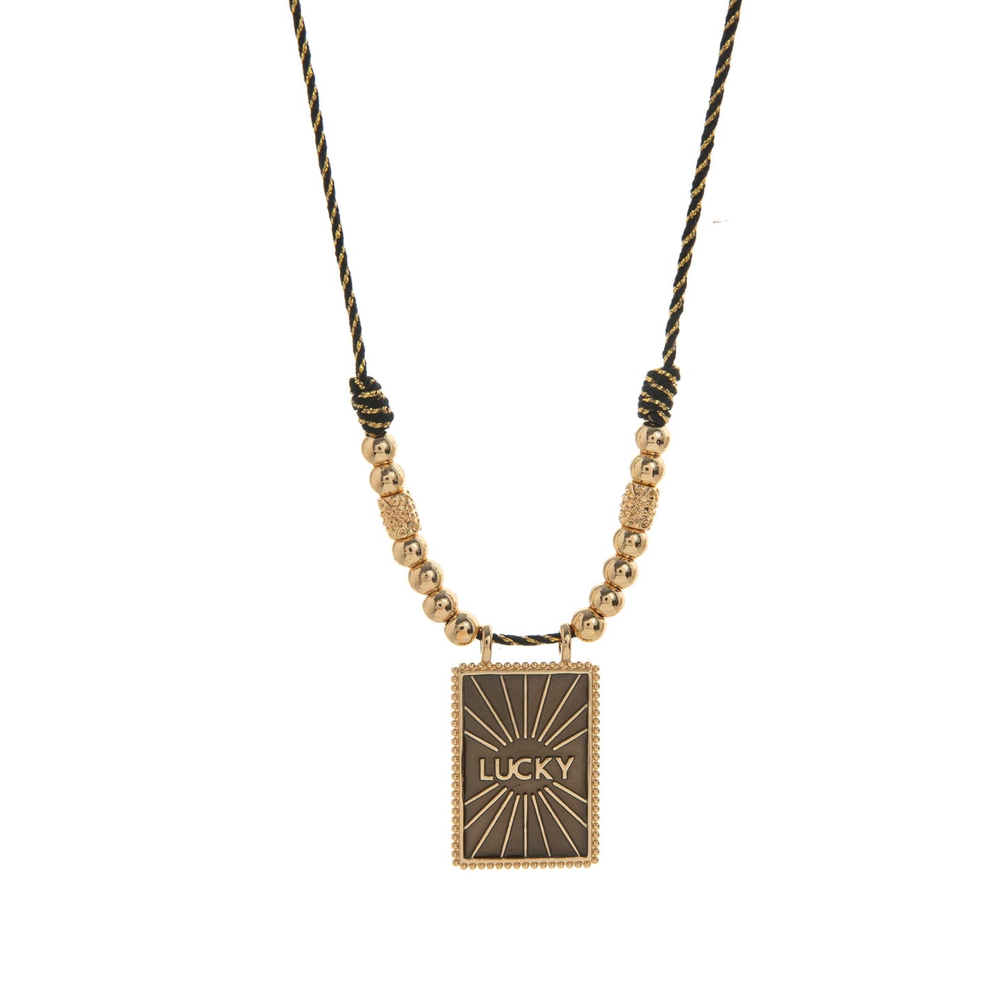 Siyona Cord Charm Necklace