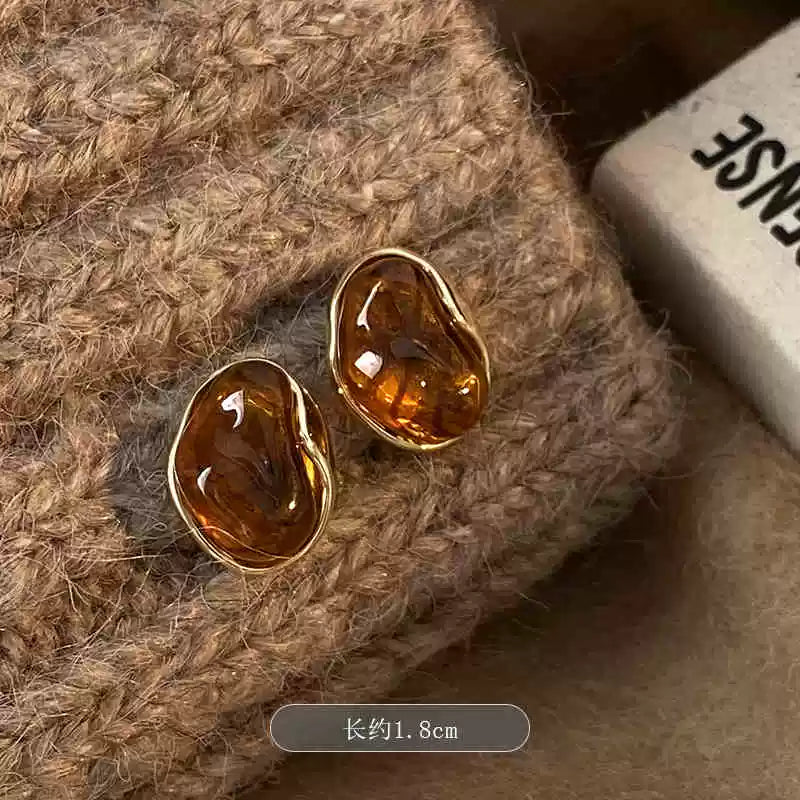 Dia Maillard Amber Earrings