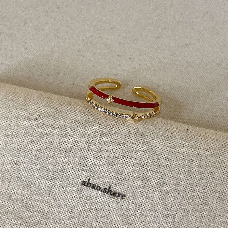 Ilaria Delicate Enamel Ring