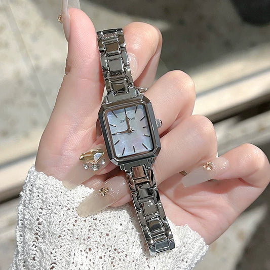 Mother-of-pearl Square Bracelet Watch