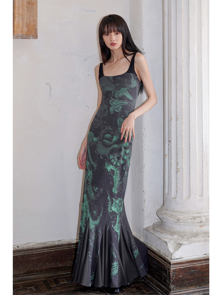 Midnight Bloom Maxi Dress