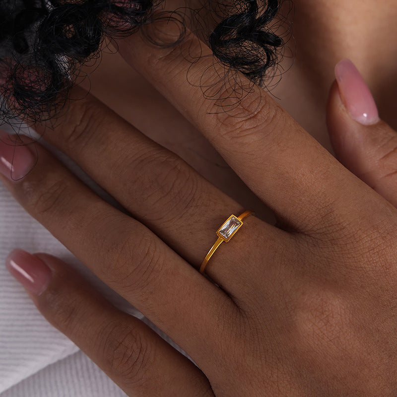 Karena Adjustable Gemstone Ring