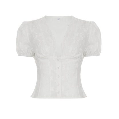 Yuritzi Bow-detail Ruffle Blouse