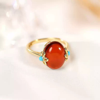 Rylie Garnet Oval Ring