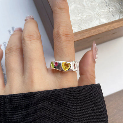 Sela Multi-gem Adjustable Ring