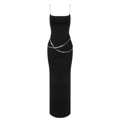 Simple Chain Dress Maxi Dress Party Dress Evening Dress