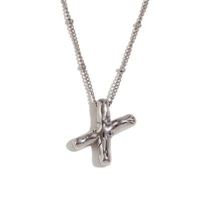 Aiyanah Glossy Bubble Letter Necklace