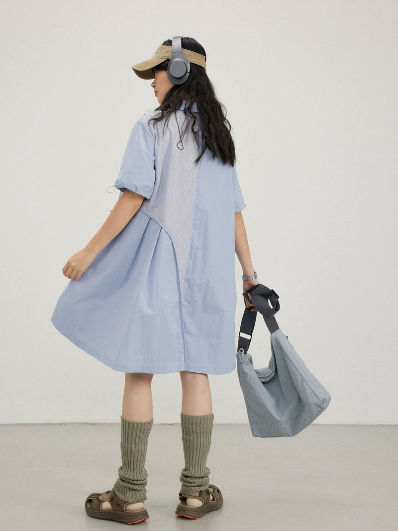 Octopusme Oversized Shirt Dress