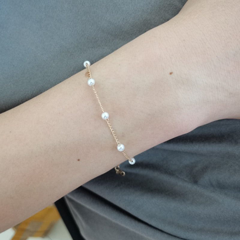 Azlynn Dainty Pearl Bracelet
