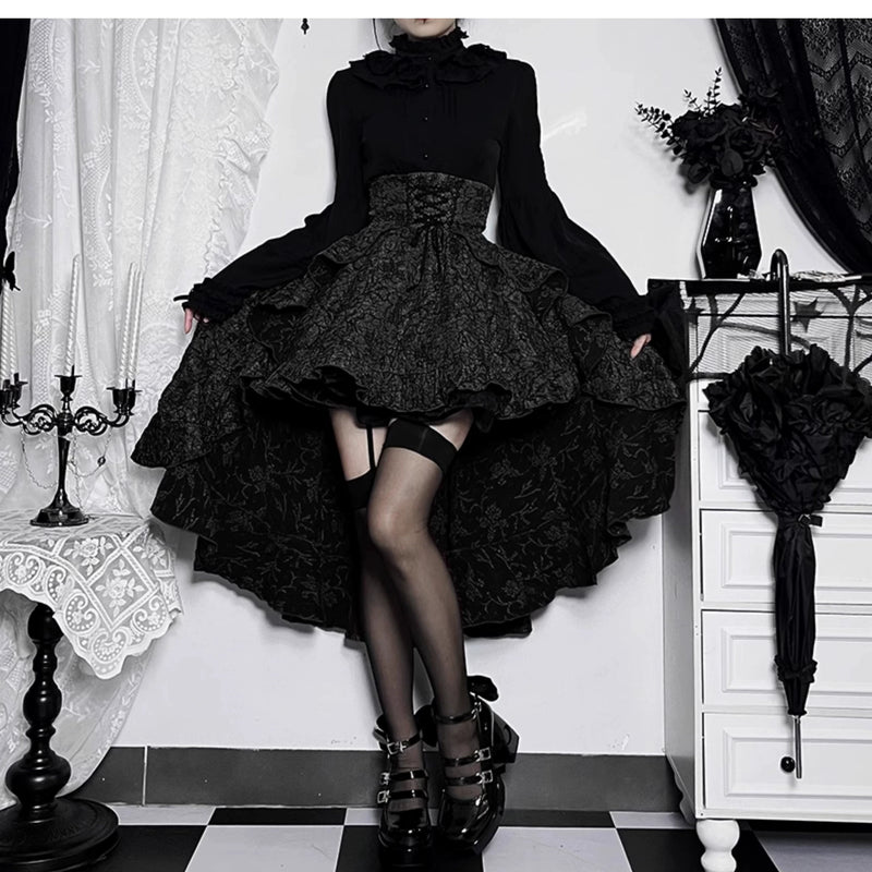 Wannathis Gothic Hooded Maxi Dress - Sleeveless Black Floor-length Gown With Attached Hood