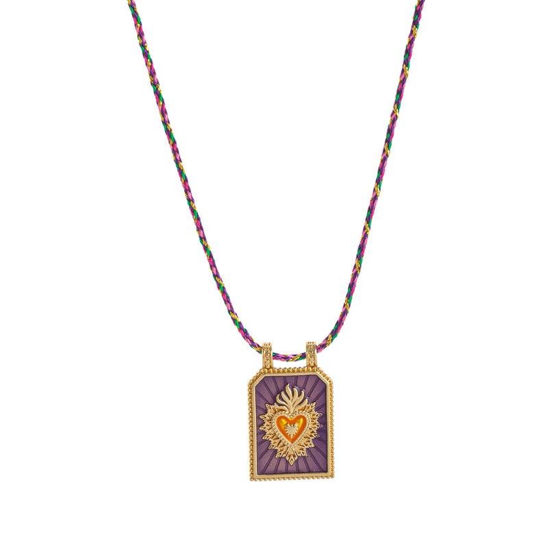 Siyona Cord Charm Necklace