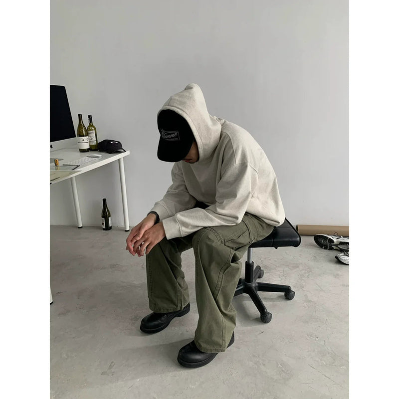 Oversized Basic Sweatshirt Hoodie