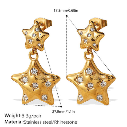 Leilah Celestial Stud Earrings