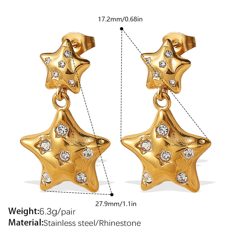 Leilah Celestial Stud Earrings