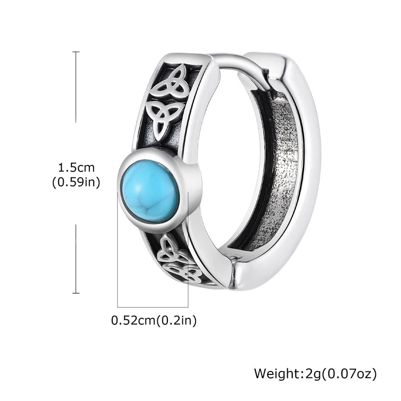 Trinity Spirit Turquoise Earrings