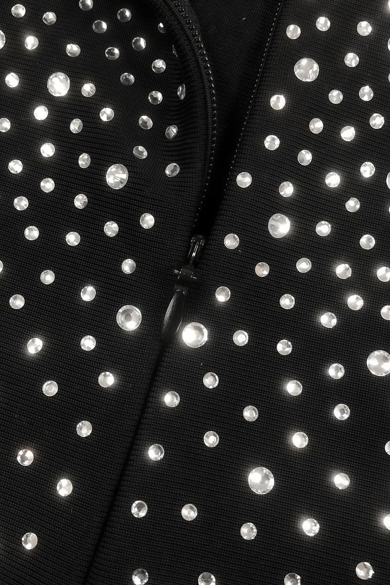 Fawke Rhinestone Sleeveless Maxi Dress