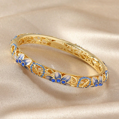 Elara Enamel Bangle
