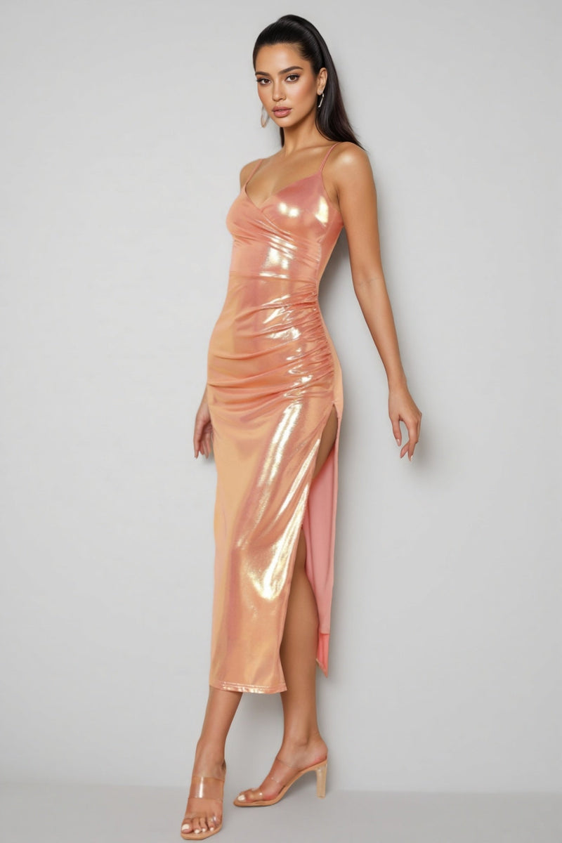 Dashiell Sleeveless V-neck Slit Maxi Dress