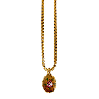 Ayelen Painted Pendant Necklace