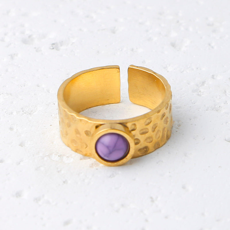Thais Gold Statement Open Ring