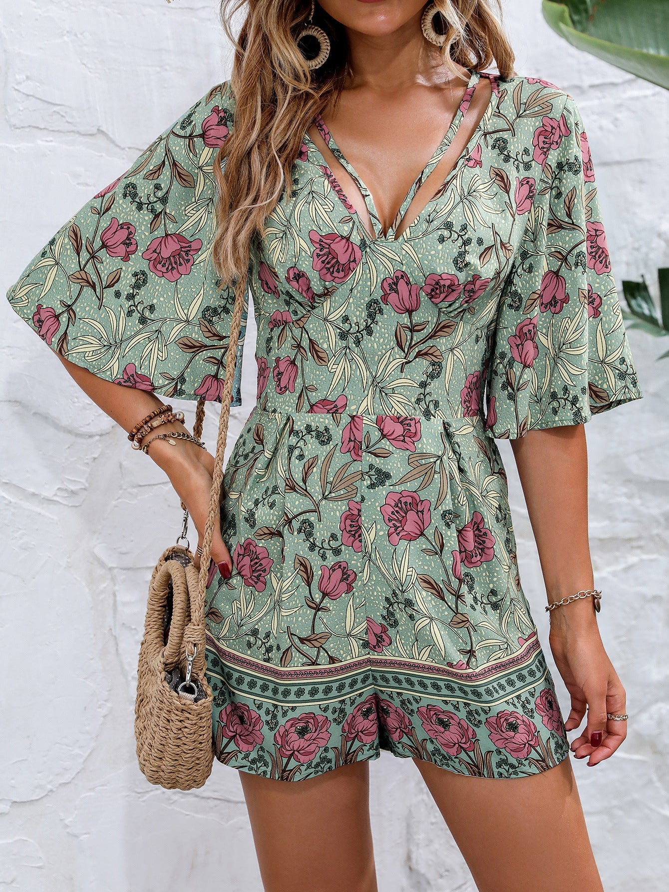 Clothing Loose Wide Leg Jumpsuit